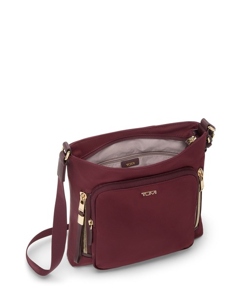 TUMI(トゥミ)の「VOYAGEUR 「テイラー」クロスボディ(ショルダーバッグ・レディース・ワイン・FREE)」の3枚目の写真