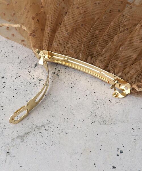 THE SHOP TK (ザ ショップ ティーケー )の「チュールバレッタ(その他ヘアアクセサリー・レディース・キャメル/ブラック・00)」の5枚目の写真