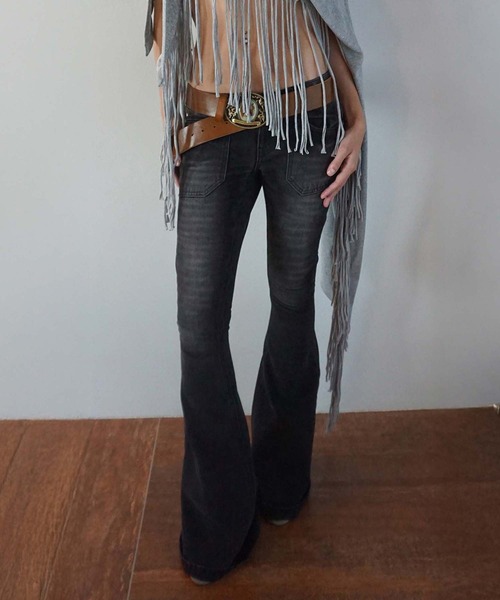 sculptor ブーツカットデニムパンツ Double Waist Boots Cut Denim（デニムパンツ）｜SCULPTOR（スカルプ