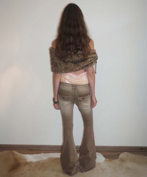 Whiskered Bootcut Denim（デニムパンツ）｜SCULPTOR（スカルプター