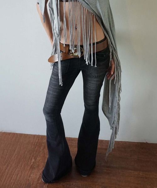 sculptor ブーツカットデニムパンツ Whiskered Bootcut Denim（デニムパンツ）｜SCULPTOR（スカルプター