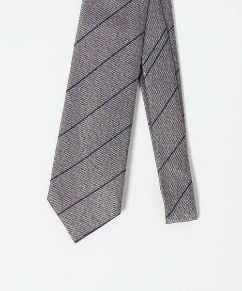 green label relaxing（グリーンレーベルリラクシング）の「GLR ジャパン ヴィンテージ 8.0cm ストライプ2 ネクタイ（ネクタイ・メンズ・ネイビー/グレー系/ダークグレー・FREE）」の5枚目の写真