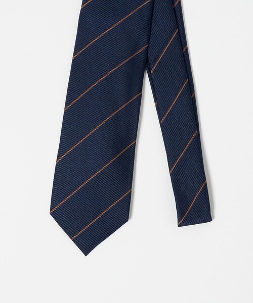 green label relaxing（グリーンレーベルリラクシング）の「GLR ジャパン ヴィンテージ 8.0cm ストライプ2 ネクタイ（ネクタイ・メンズ・ネイビー/グレー系/ダークグレー・FREE）」の8枚目の写真