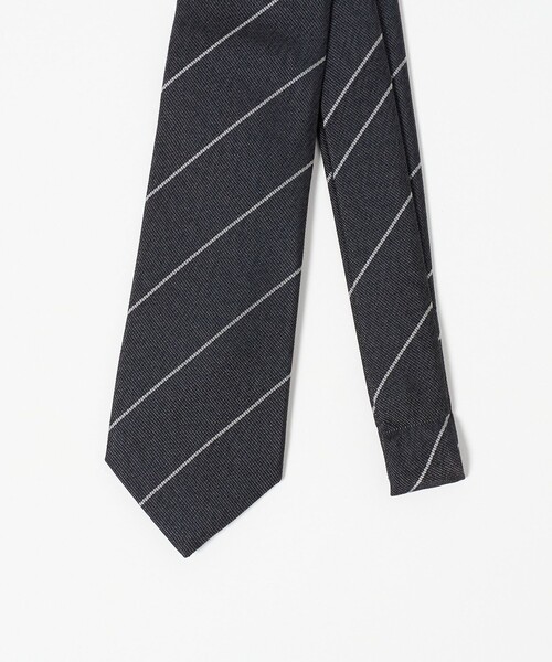 green label relaxing（グリーンレーベルリラクシング）の「GLR ジャパン ヴィンテージ 8.0cm ストライプ2 ネクタイ（ネクタイ・メンズ・ネイビー/グレー系/ダークグレー・FREE）」の11枚目の写真
