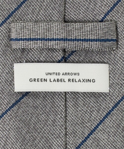 green label relaxing（グリーンレーベルリラクシング）の「GLR ジャパン ヴィンテージ 8.0cm ストライプ2 ネクタイ（ネクタイ・メンズ・ネイビー/グレー系/ダークグレー・FREE）」の13枚目の写真