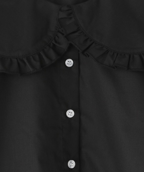 LOWRYS FARM（ローリーズファーム）の「ＢＩＧカラーフリルブラウス　578267（シャツ/ブラウス・キッズ・オフホワイト/ブラック/ストライプ・110cm/120cm/130cm/140cm/150cm）」の16枚目の写真