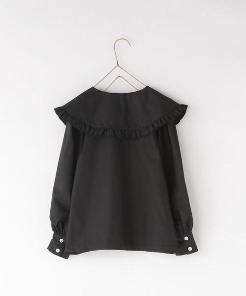 LOWRYS FARM（ローリーズファーム）の「ＢＩＧカラーフリルブラウス　578267（シャツ/ブラウス・キッズ・オフホワイト/ブラック/ストライプ・110cm/120cm/130cm/140cm/150cm）」の17枚目の写真