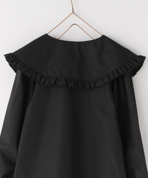 LOWRYS FARM（ローリーズファーム）の「ＢＩＧカラーフリルブラウス　578267（シャツ/ブラウス・キッズ・オフホワイト/ブラック/ストライプ・110cm/120cm/130cm/140cm/150cm）」の18枚目の写真