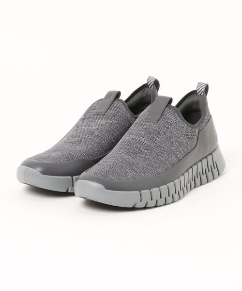 ECCO(エコー)の「イージースリップ GRUUV 高機能スニーカー 軽量 高品質レザー(スニーカー・レディース・グレー・42/41/39/40/43)」の1枚目の写真