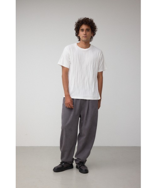 AZUL by moussy(アズールバイマウジー)の「テクスチャーシフトトップス(Tシャツ/カットソー・メンズ・ネイビー/ブラック/オフホワイト・MEDIUM/LARGE)」の9枚目の写真