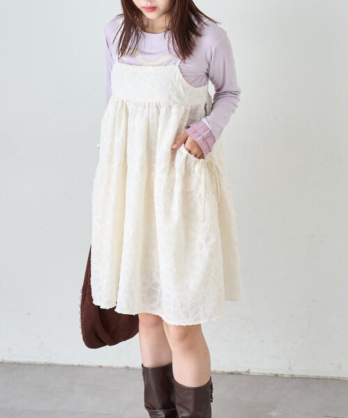 【未使用】MILK・ダブルブレストワンピースとクロスワンキャミソールのセット・F セール】ダブルブレスト ワンピース（ワンピース）｜MILK