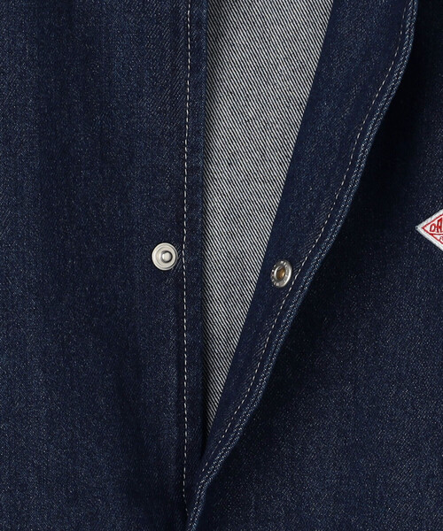 DANTON デニムカバーオール サイズ40 ネイビー DANTON | コットンデニム カバーオール MEN（デニムジャケット
