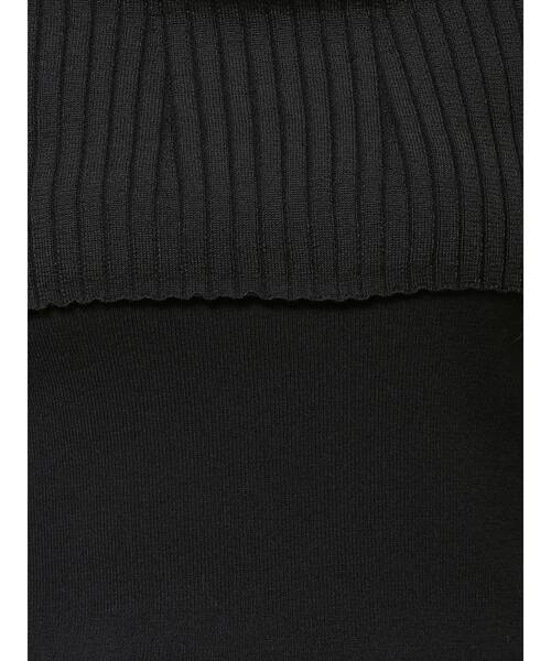 LAGUNAMOON（ラグナムーン）の「シアーオフショルニットプルオーバー（ニット/セーター・レディース・ブラック/クリーム/ホワイト・FREE）」の7枚目の写真