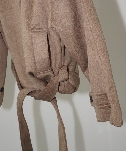 chuclla（チュクラ）の「ステンカラーショートコート chw25a052（その他アウター・レディース・ベージュ・FREE）」の21枚目の写真