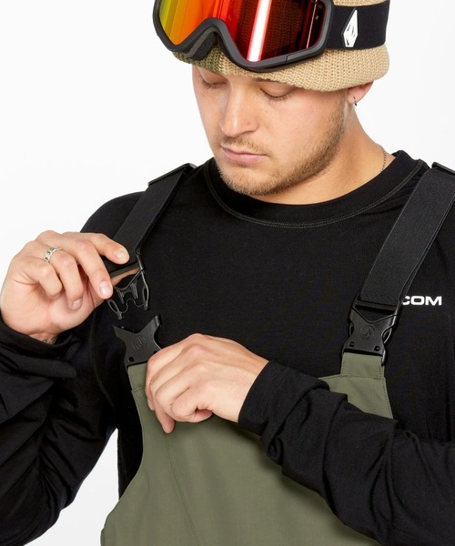 VOLCOM(ボルコム)の「【VOLCOM/ボルコム】Mens V.Co Sparta Bib Overalls /スキースノーボードビブパンツ(その他パンツ・メンズ・レッド/オリーブ/ブラック・LARGE/MEDIUM/SMALL/X-LARGE)」の13枚目の写真