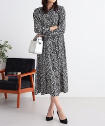 GALLORIA | 花柄プリーツワンピース(ワンピース)