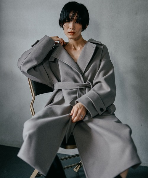 【週末値下げ】ヴェリテクール ステンカラーコート SUMI GRAY 楽天市場】【最大3000円OFFクーポン配布中】Veritecoeur ヴェリテ