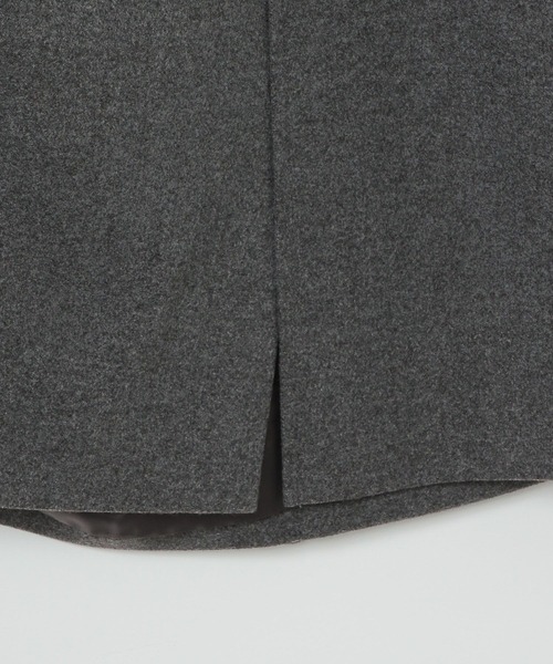 LEPSIM（レプシィム）の「ウーリーステンカラーロングコート　498520（ステンカラーコート・レディース・トップグレー/ブラック/モカ・FREE）」の12枚目の写真