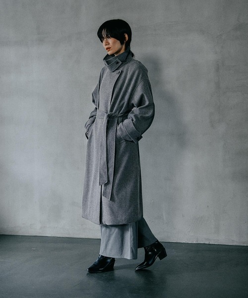 LOUIS FERAUD グレー スプリングコート　新品未使用♡ FRAY I.D (フレイアイディー)MANTECOチェスターロングコート 23秋冬