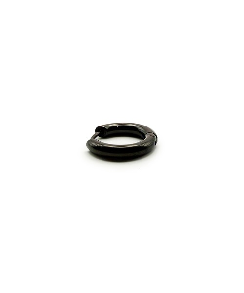 ALCHIMIA(アルキミア)の「KISHOKACHI 希少価値 ファットフープクリッカーステンレスピアス(ピアス(片耳用)・レディース・ブラック/ピンク系その他/シルバー・FREE)」の11枚目の写真