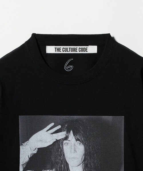6(ロク)の「<6(ROKU)>PATTI Tシャツ(Tシャツ/カットソー・レディース・ホワイト/ブラック・M/L)」の7枚目の写真