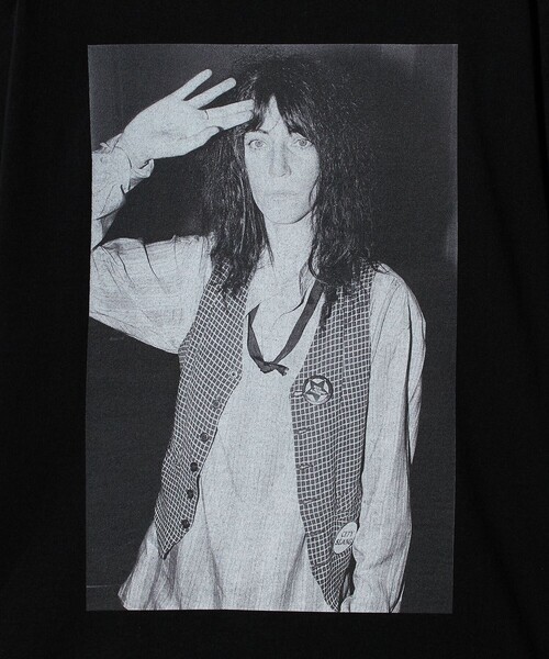 6(ロク)の「<6(ROKU)>PATTI Tシャツ(Tシャツ/カットソー・レディース・ホワイト/ブラック・M/L)」の9枚目の写真