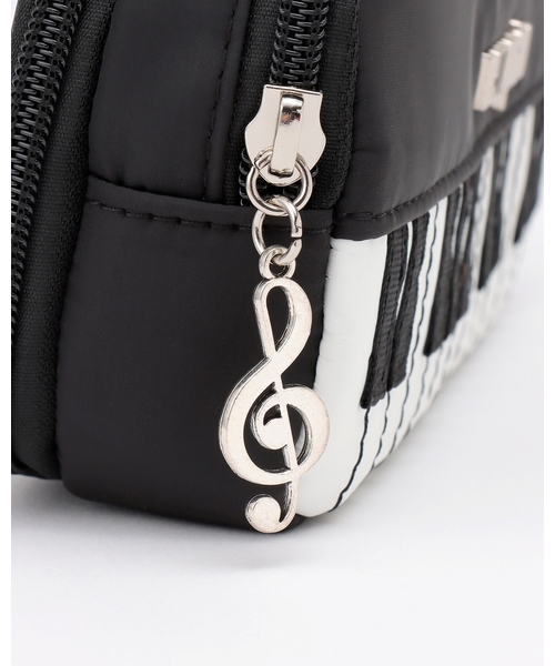 未使用 MEZZO PIANO メゾピアノ 刺繍ロゴ ミミ ポポ ウエストポーチ ミミ・ポポ キャラクターフェイス ポーチ（ポーチ） | mezzo