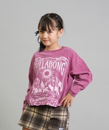BILLABONG/ビラボン キッズ 長袖 Tシャツ ロンT クロップド丈 DESERT WANDERING LS TEE BF016-070