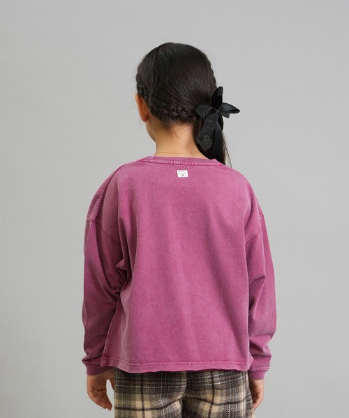 BILLABONG（ビラボン）の「BILLABONG/ビラボン キッズ 長袖 Tシャツ ロンT クロップド丈 DESERT WANDERING LS TEE BF016-070（Tシャツ/カットソー・キッズ・バーガンディー/オフホワイト・150cm/140cm/130cm）」の11枚目の写真