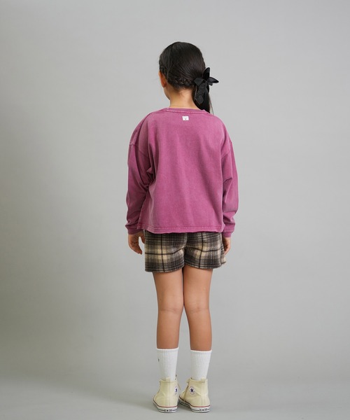 BILLABONG（ビラボン）の「BILLABONG/ビラボン キッズ 長袖 Tシャツ ロンT クロップド丈 DESERT WANDERING LS TEE BF016-070（Tシャツ/カットソー・キッズ・バーガンディー/オフホワイト・150cm/140cm/130cm）」の14枚目の写真