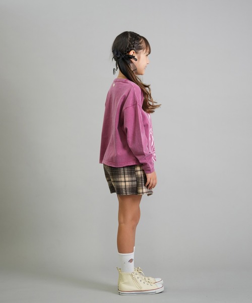 BILLABONG（ビラボン）の「BILLABONG/ビラボン キッズ 長袖 Tシャツ ロンT クロップド丈 DESERT WANDERING LS TEE BF016-070（Tシャツ/カットソー・キッズ・バーガンディー/オフホワイト・150cm/140cm/130cm）」の15枚目の写真