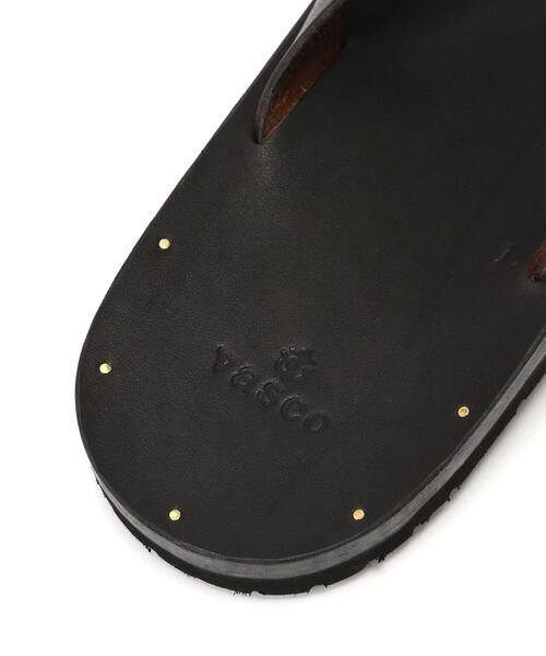 schott(ショット)の「VASCO/ヴァスコ/LEATHER MARINE SANDAL/レザー マリン サンダル(サンダル・メンズ・ブラック・L/M/XL)」の6枚目の写真