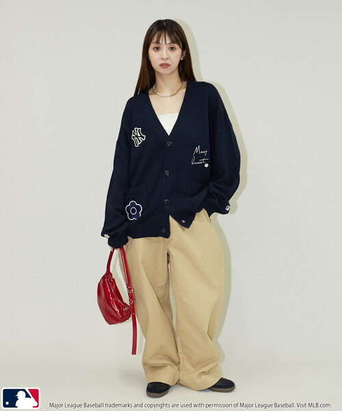 MARY QUANT(マリークワント)の「MLB × MARY QUANT /エムエルビー × マリークワント MLB×MARY QUANT PATCH KNIT CARDIGAN/ロゴパッチニットカーディガン(限定展開)(カーディガン/ボレロ・メンズ・ブラウン/ネイビー/ブラック・MEDIUM/SMALL/LARGE)」の16枚目の写真