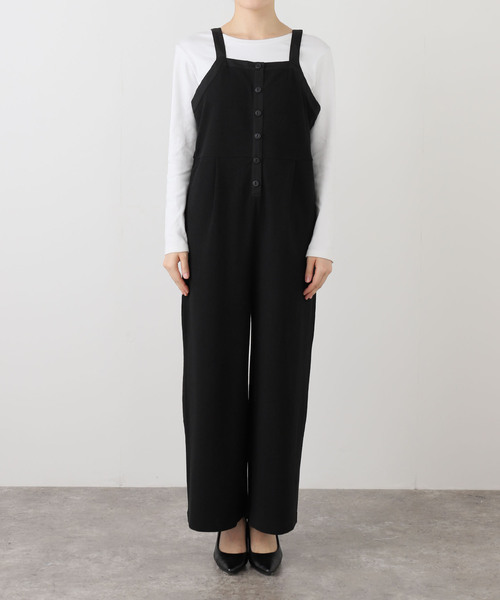 フロントボタンパイルサロペット（サロペット/オーバーオール）｜SLOBE