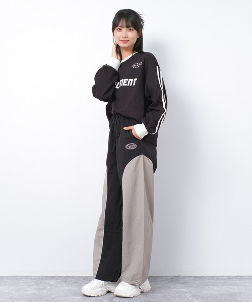 RiCO SUCRE（リコシュクレ）の「パイピングナイロンパンツ（その他パンツ・キッズ・ブラック/サックスブルー/グレイッシュベージュ・165/160/150/140/130）」の8枚目の写真