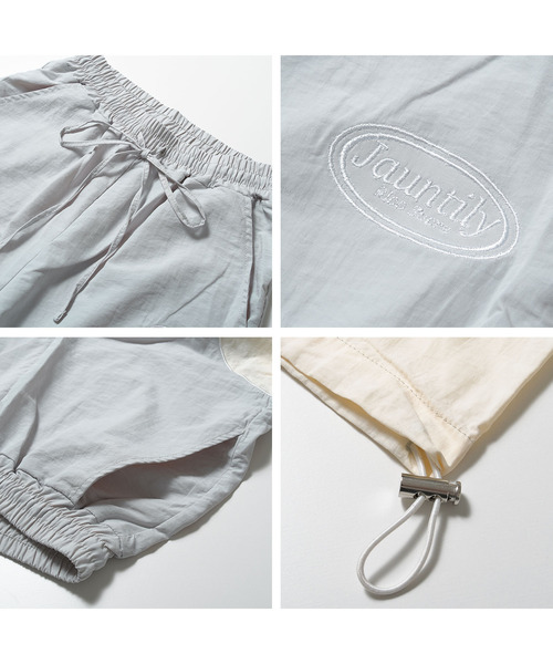 RiCO SUCRE（リコシュクレ）の「パイピングナイロンパンツ（その他パンツ・キッズ・ブラック/サックスブルー/グレイッシュベージュ・165/160/150/140/130）」の17枚目の写真