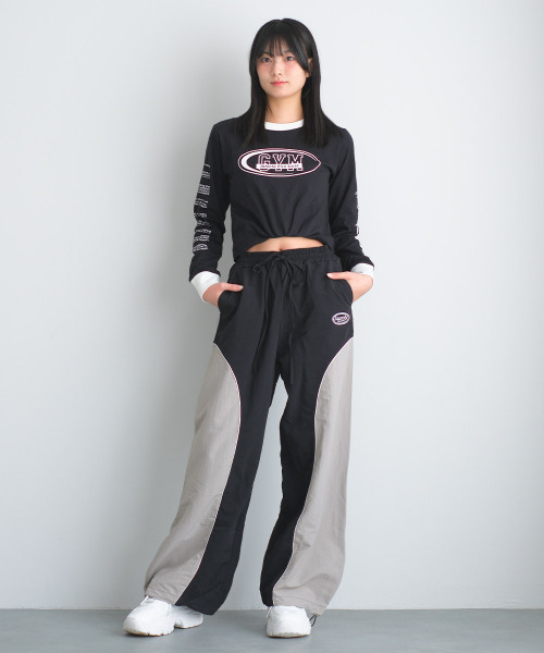 RiCO SUCRE（リコシュクレ）の「パイピングナイロンパンツ（その他パンツ・キッズ・ブラック/サックスブルー/グレイッシュベージュ・165/160/150/140/130）」の19枚目の写真