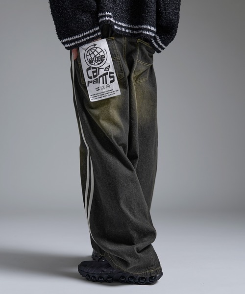MSG（エムエスジー）の「Buyer's Select/サイドラインカーブデニムパンツ【UNISEX】（デニムパンツ・メンズ・ブルー/サックスブルー/ブラック・L/M）」の16枚目の写真