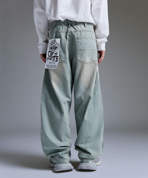 MSG（エムエスジー）の「Buyer's Select/サイドラインカーブデニムパンツ【UNISEX】（デニムパンツ・メンズ・ブルー/サックスブルー/ブラック・L/M）」の7枚目の写真