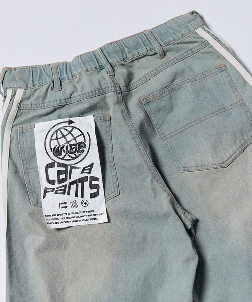 MSG（エムエスジー）の「Buyer's Select/サイドラインカーブデニムパンツ【UNISEX】（デニムパンツ・メンズ・ブルー/サックスブルー/ブラック・L/M）」の10枚目の写真