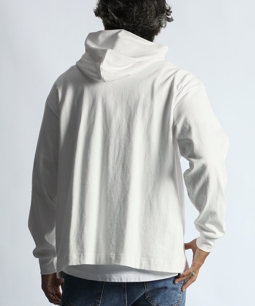 The DUFFER of ST.GEORGE（ザダファーオブセントジョージ）の「GRAFFITI FONT PARKA：グラフィティフォント プルオーバーパーカー（パーカー・メンズ・グレー/ホワイト・X-LARGE/LARGE/MEDIUM）」の11枚目の写真