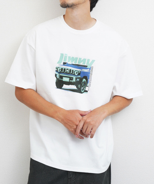 ZIP FIVE(ジップファイブ)の「ヘビーウェイト Jimny ジムニーシエラ 天竺半袖Tシャツ(Tシャツ/カットソー・メンズ・イエロー/ピンク/ホワイト・MEDIUM/LARGE/X-LARGE)」の1枚目の写真