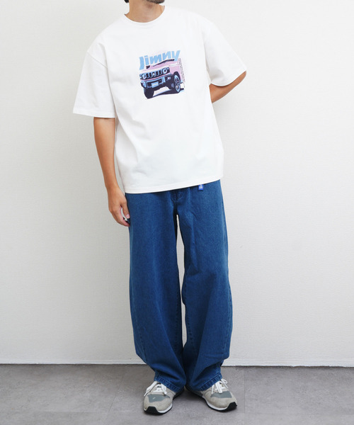 ZIP FIVE(ジップファイブ)の「ヘビーウェイト Jimny ジムニーシエラ 天竺半袖Tシャツ(Tシャツ/カットソー・メンズ・イエロー/ピンク/ホワイト・MEDIUM/LARGE/X-LARGE)」の5枚目の写真