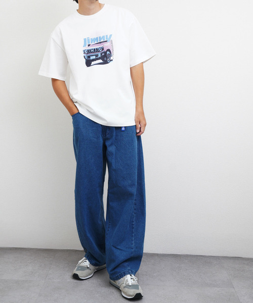 ZIP FIVE(ジップファイブ)の「ヘビーウェイト Jimny ジムニーシエラ 天竺半袖Tシャツ(Tシャツ/カットソー・メンズ・イエロー/ピンク/ホワイト・MEDIUM/LARGE/X-LARGE)」の6枚目の写真