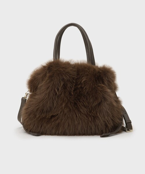 アンタイトル（UNTITLED）/【定番人気！】2Wayドロストフェイクファートート 定番人気！】2Wayドロストフェイクファートート（トートバッグ