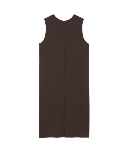 TOKYO SHIRTS（トウキョウシャツ）の「ウーリッシュ素材 ジャンパースカート セットアップ可能（ジャンパースカート・レディース・ブラウン/ネイビー・M/L/LL）」の4枚目の写真