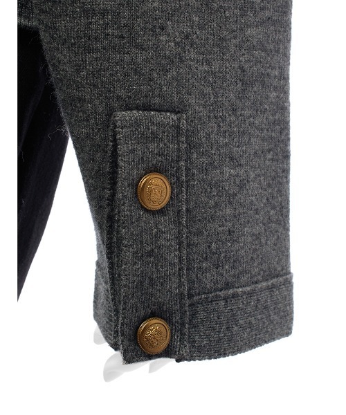 Mila Owen（ミラオーウェン）の「フェイス金釦カーデ（カーディガン/ボレロ・レディース・アイボリー/ブラック/グレー・0/1）」の14枚目の写真