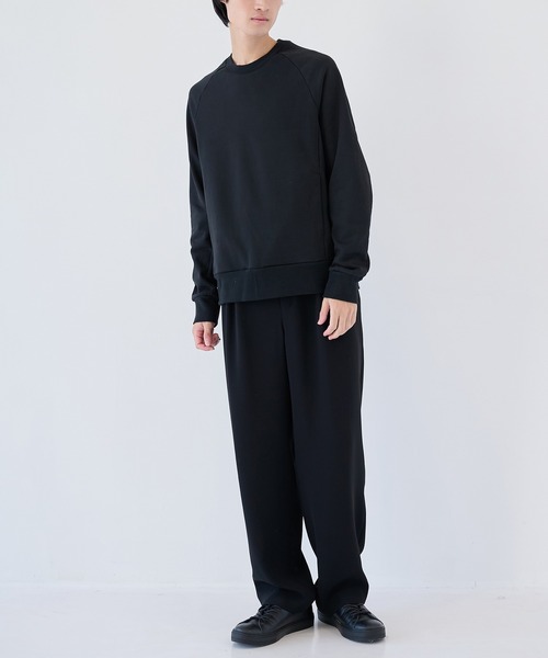 ATTACHMENT（アタッチメント）の「【ATTACHMENT/アタッチメント】CO STRECH TERRY PULLOVER（スウェット・メンズ・チャコールグレー/ブラック・2/3）」の3枚目の写真