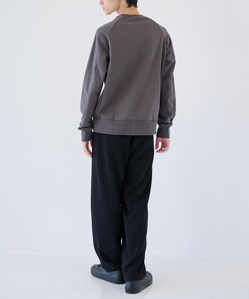 ATTACHMENT（アタッチメント）の「【ATTACHMENT/アタッチメント】CO STRECH TERRY PULLOVER（スウェット・メンズ・チャコールグレー/ブラック・2/3）」の8枚目の写真