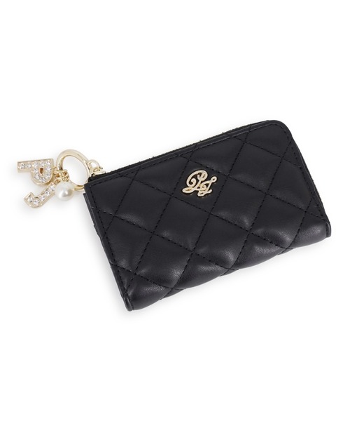 CHANEL キーケース 黒/ピンク キルティング 即発！コインケースとしても使える♪】シャネル キーケース (CHANEL